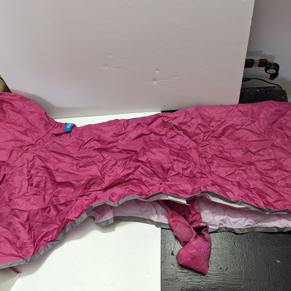 Packable Dog Rain Poncho - XXL - Pink - Reflective - RC Pets - Picture 2 of 4